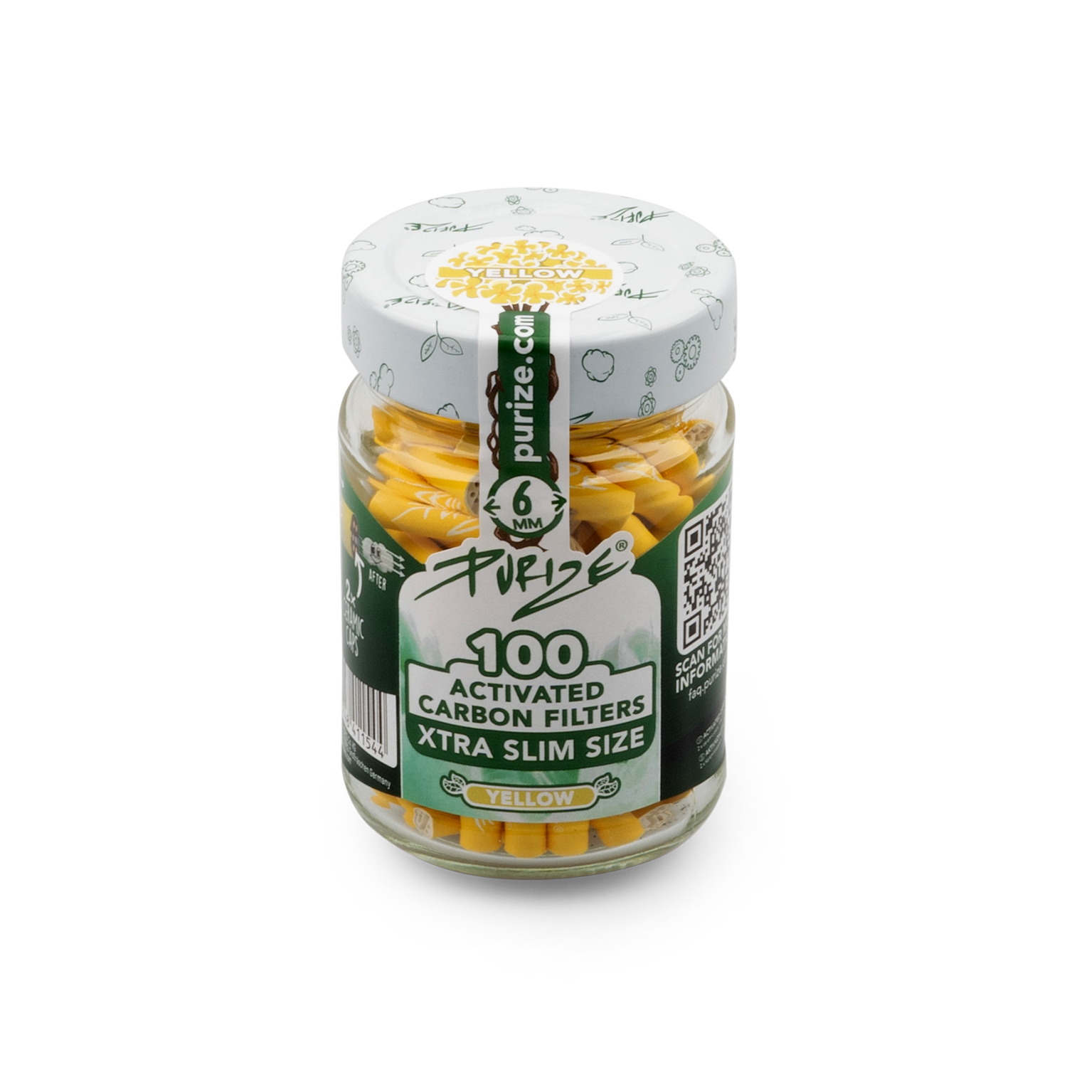 100 PURIZE® Vidrio | Tamaño XTRA Slim