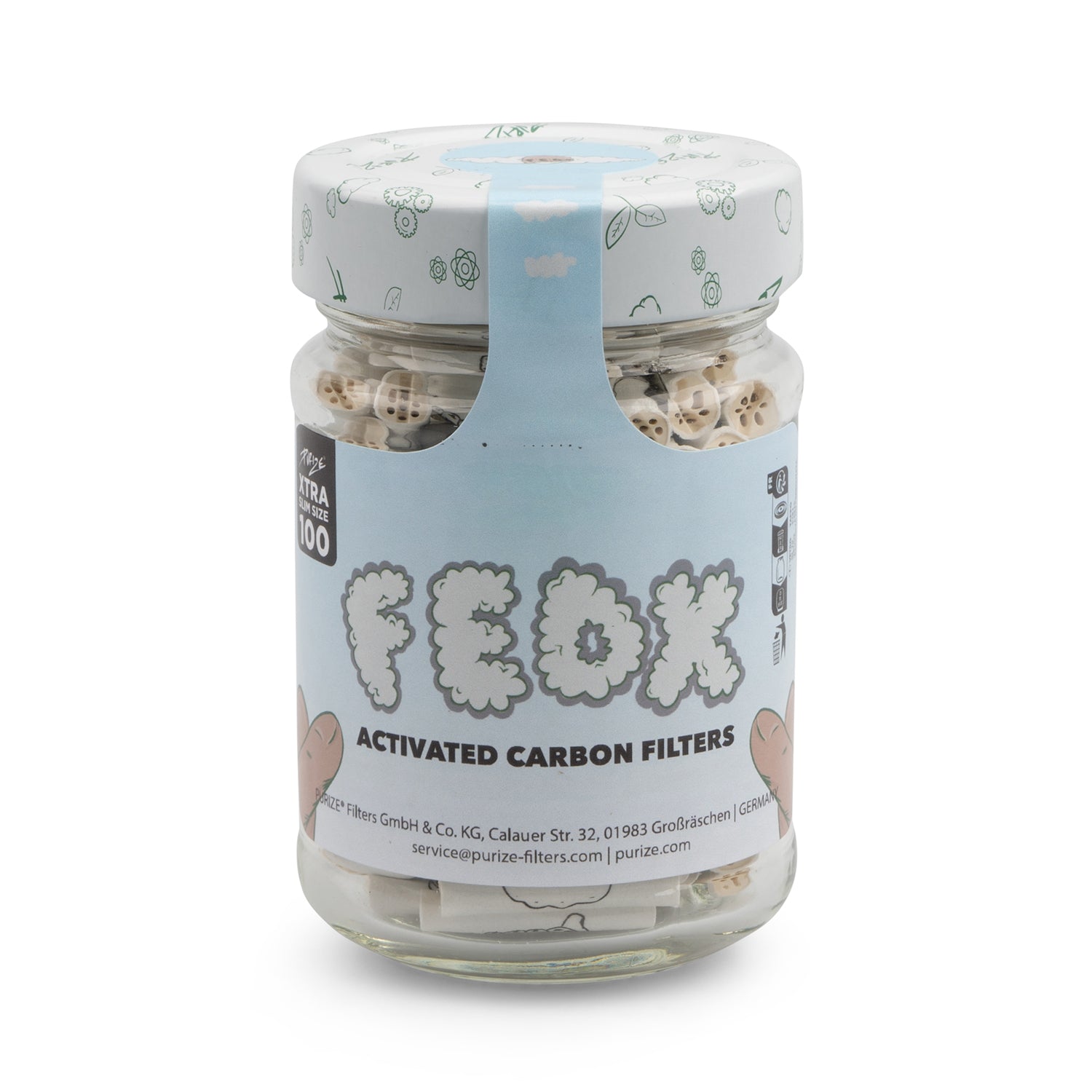 100 PURIZE® Glas XTRA Slim Size | FEDX