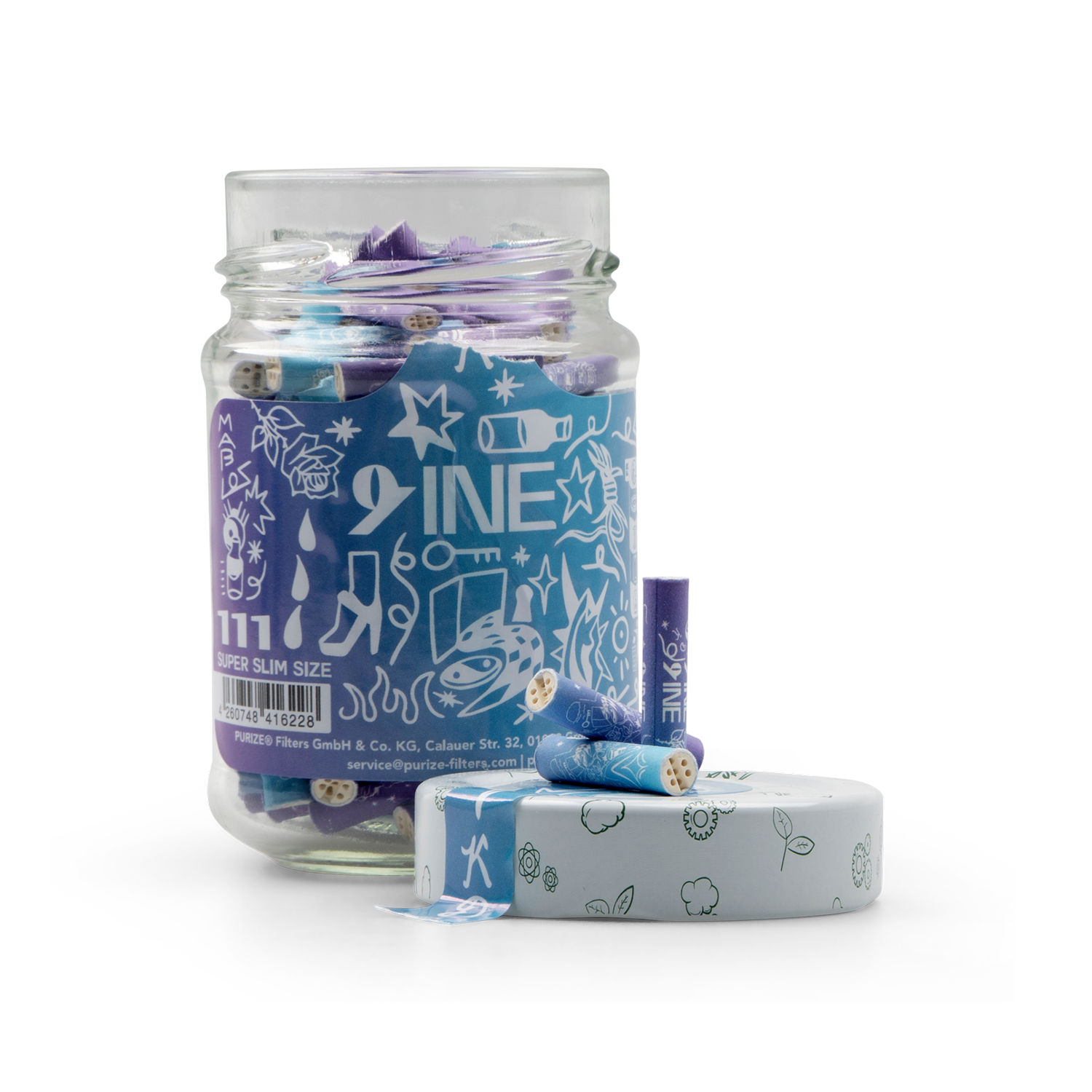 111 PURIZE® Verre | SUPER Slim Size | 9ine