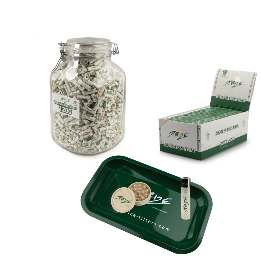 1200 PURIZE® Glass | Regular Size Short | Bundle