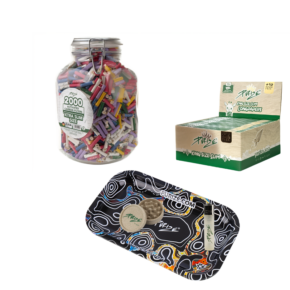 2000 PURIZE® Glass | XTRA Slim Size | Bundle