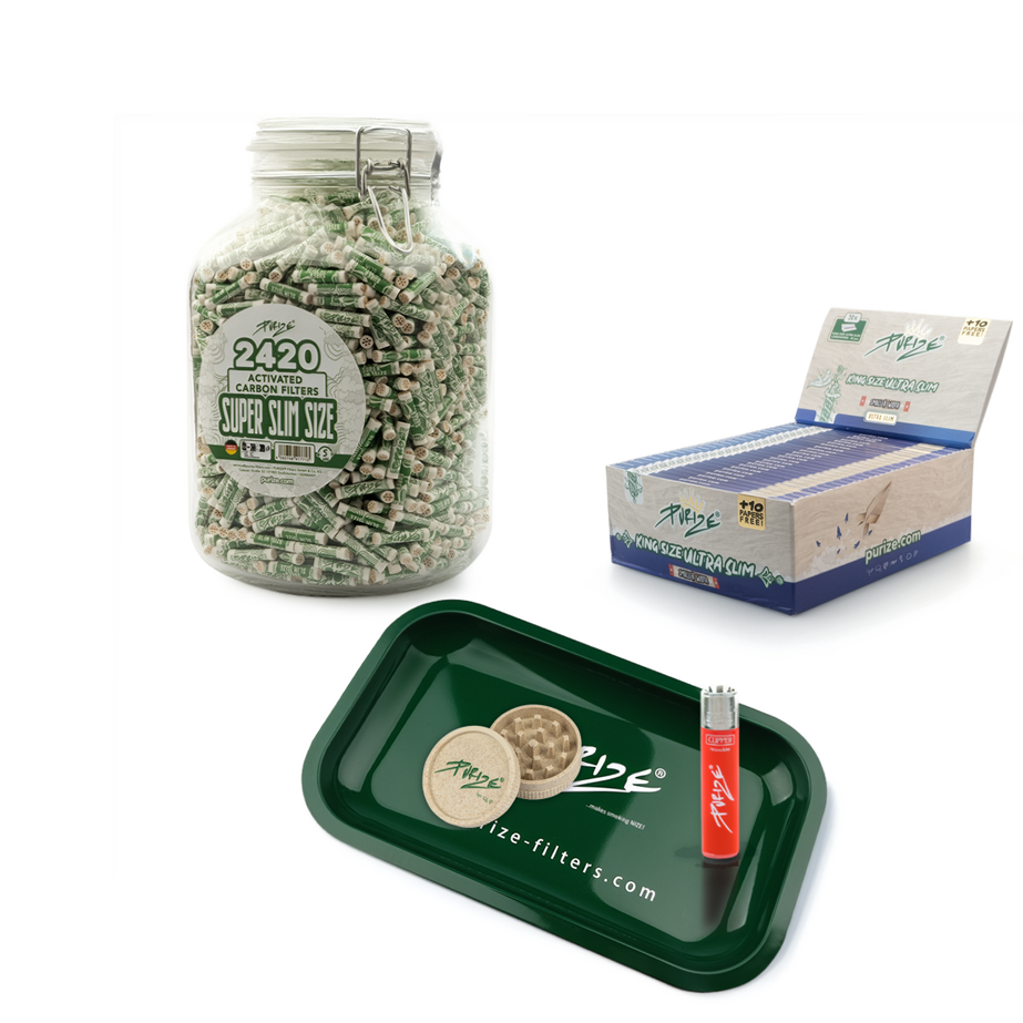 2420 PURIZE® Glass | SUPER Slim Size | Bundle