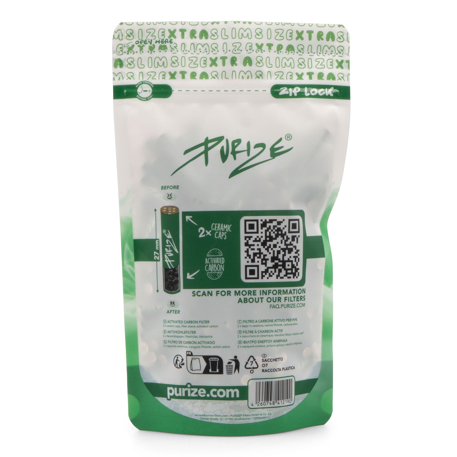 250 PURIZE® XTRA Slim Size