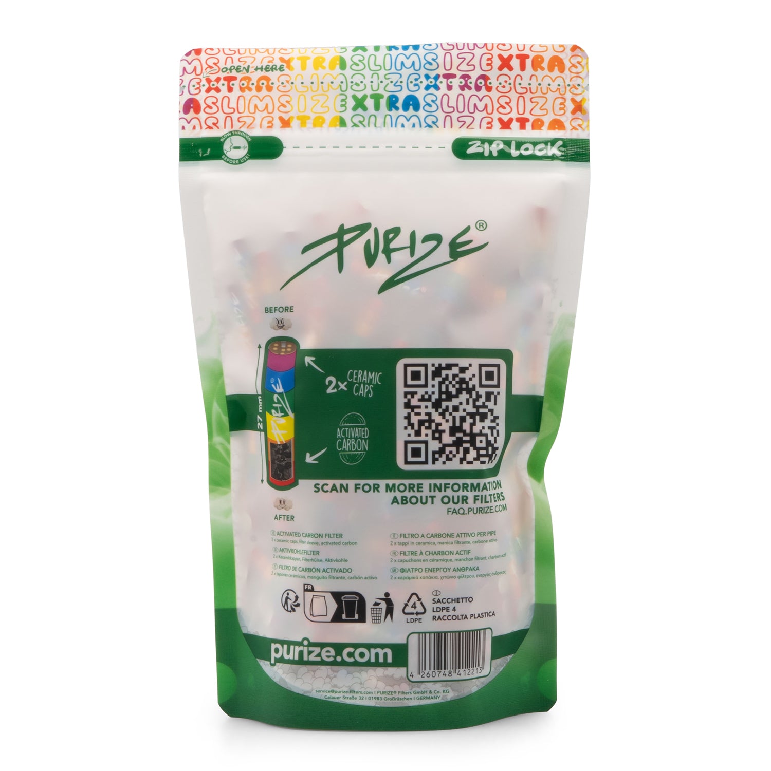 250 PURIZE® XTRA Slim Size