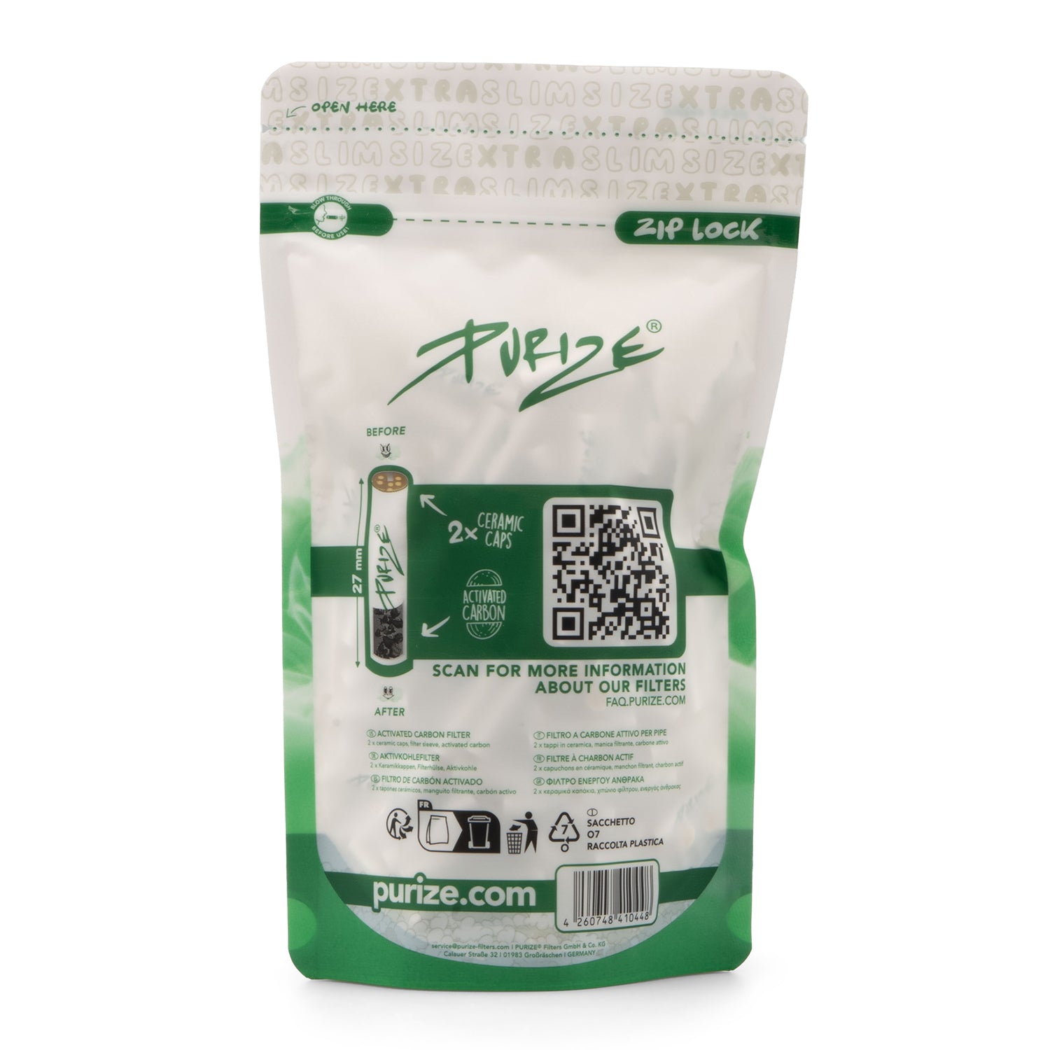 250 PURIZE® XTRA Slim Size