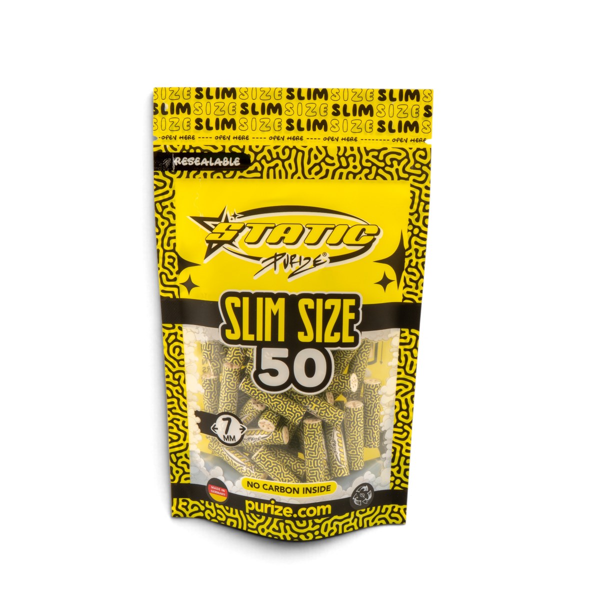 42 PURIZE® Static Slim Size + PURIZE® King Size Slim + Paper Tips