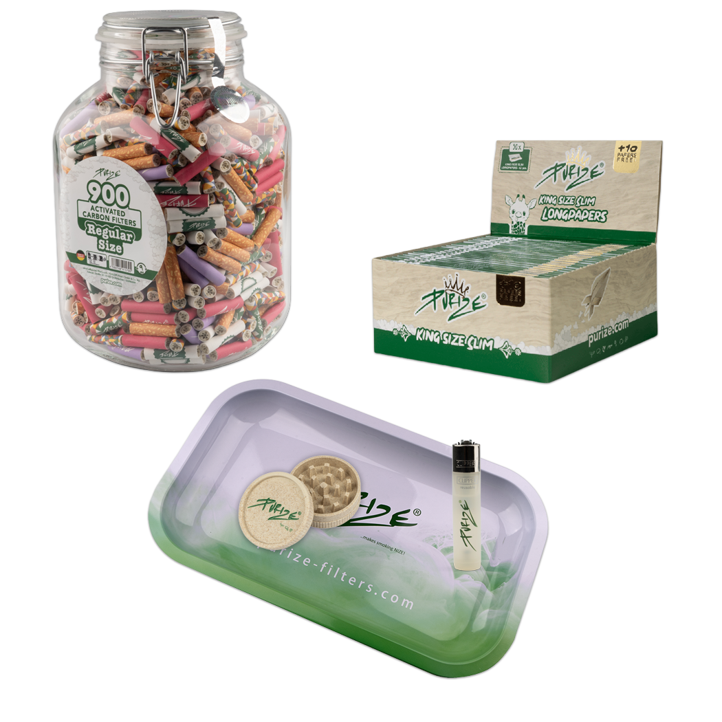 900 PURIZE® Glas | Regular Size | Bundle