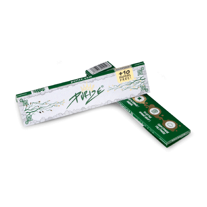 2x PURIZE King Size Slim Brown