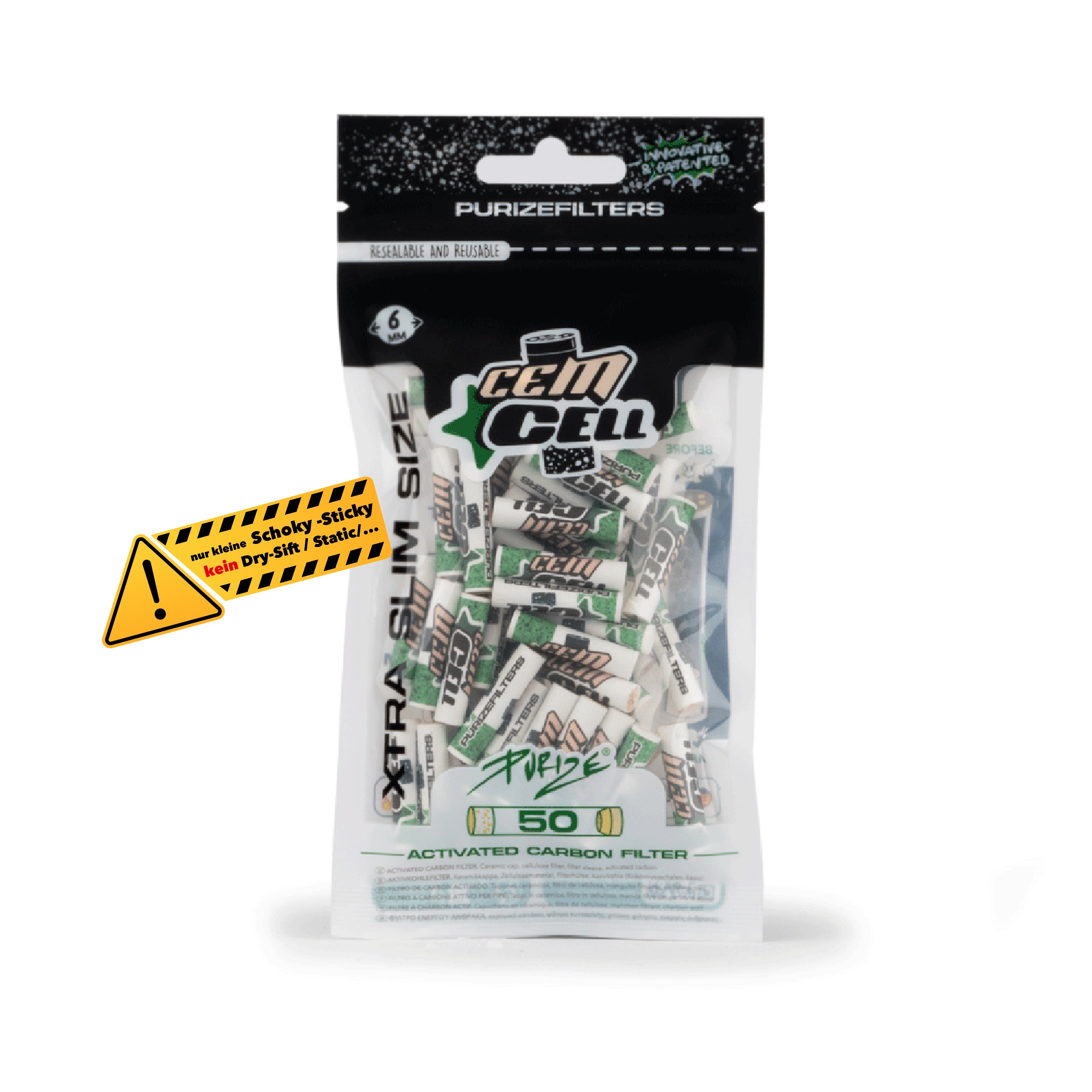 50 PURIZE® CEMCELL Slim Size ø 7 mm