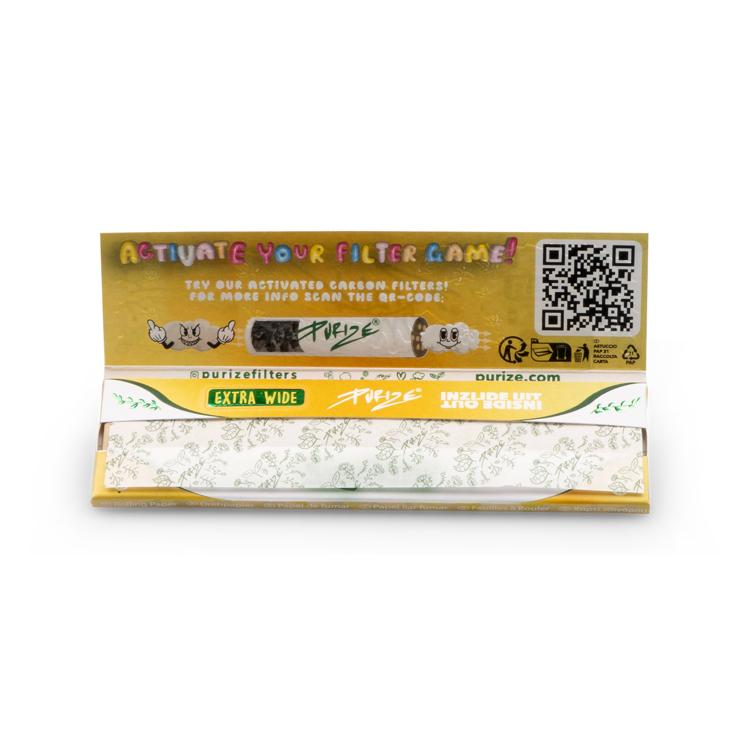 50x PURIZE® King Size Wide Inside Out