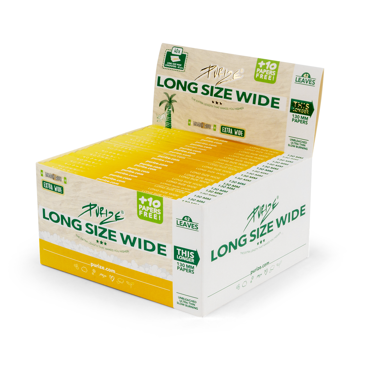 40x PURIZE® Long Size Wide