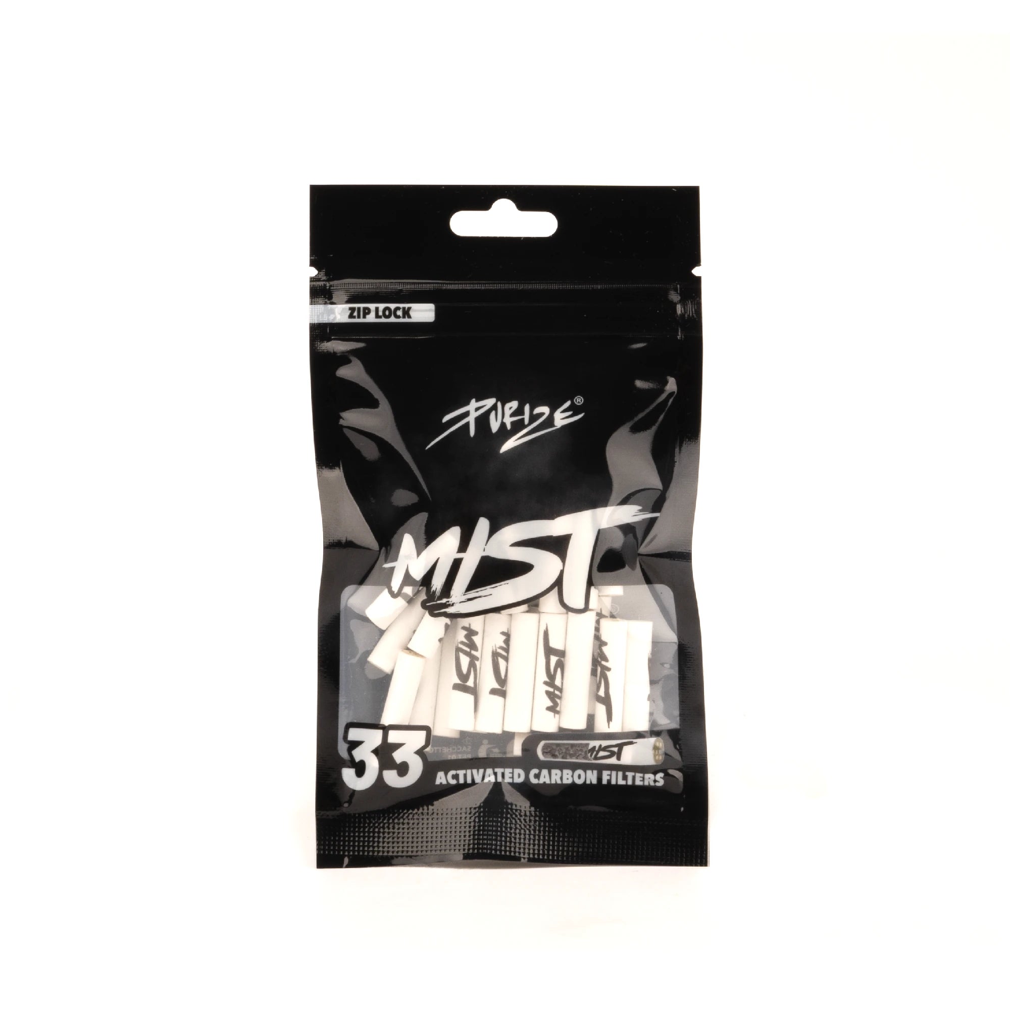 carbon cigarette filter tips 33 PURIZE® XTRA Slim Size