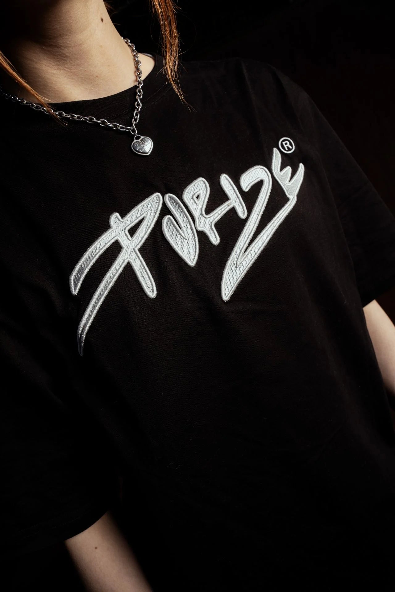 PURIZE® T-Shirt | Noir | brodé