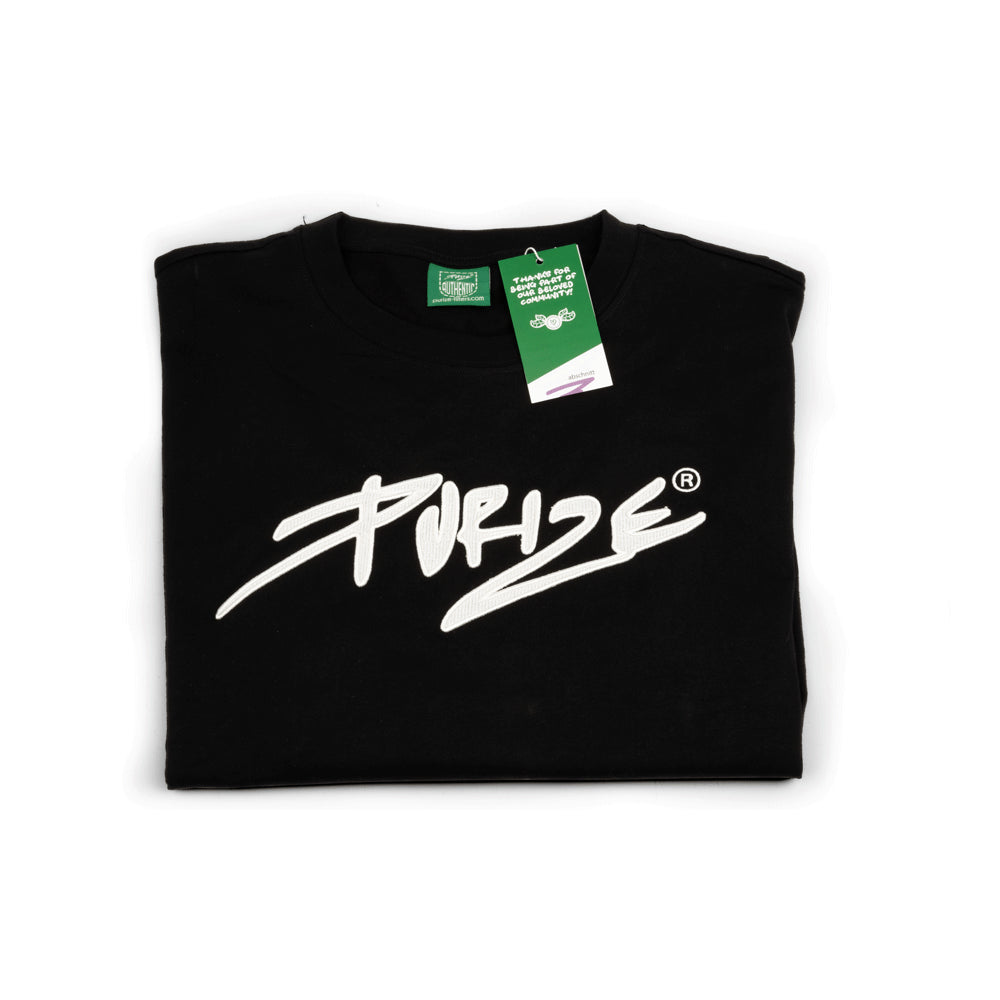 PURIZE® T-Shirt | Noir | brodé