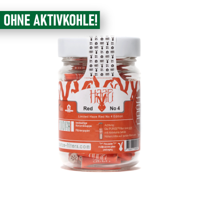 100 PURIZE® Glas XTRA Slim Size | HAZE (ohne Aktivkohle)