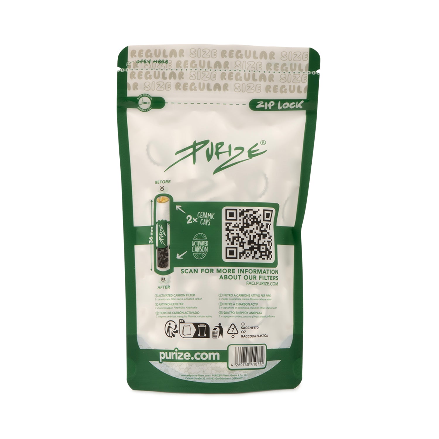 100 PURIZE® Taille régulière