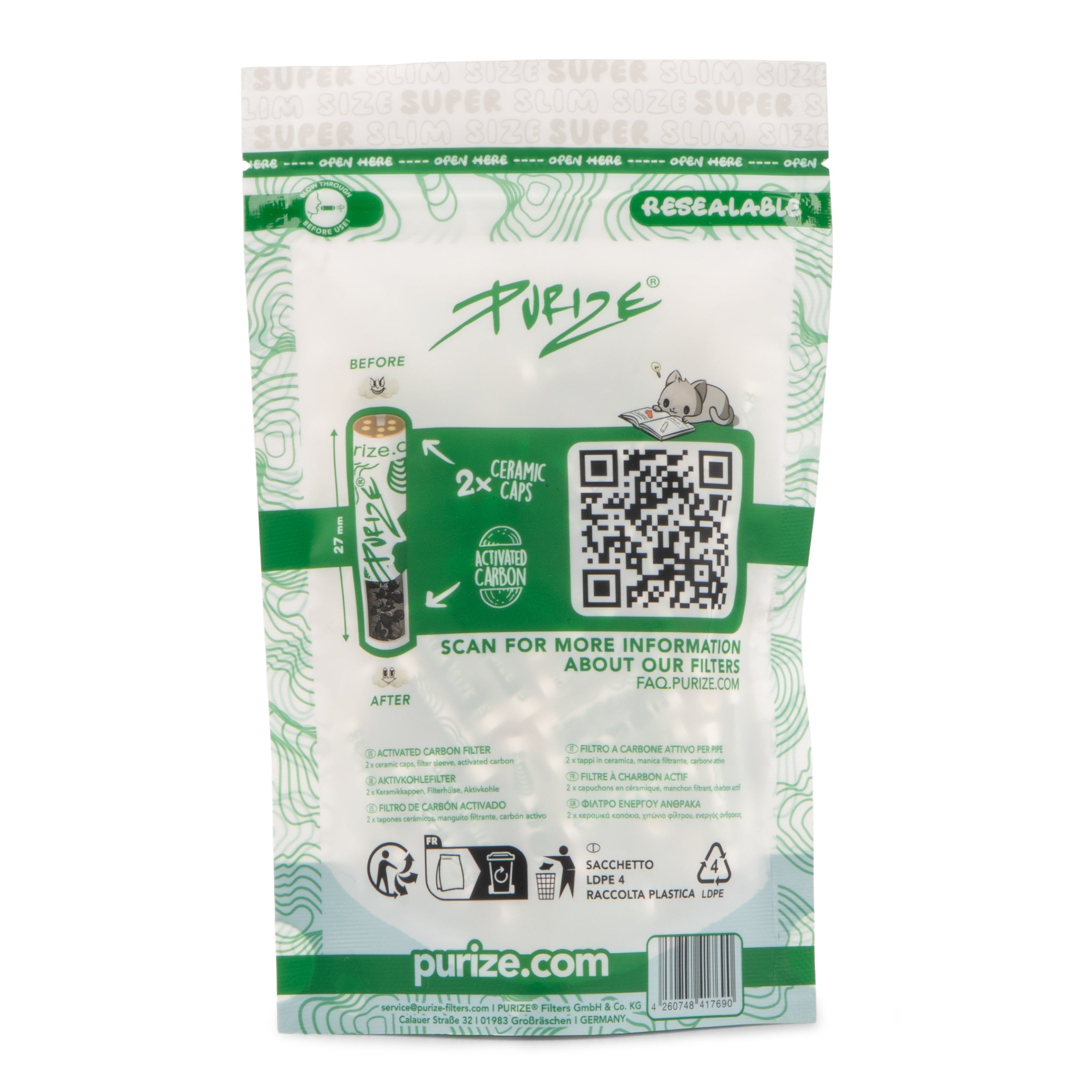 111 PURIZE® SUPER Slim Size