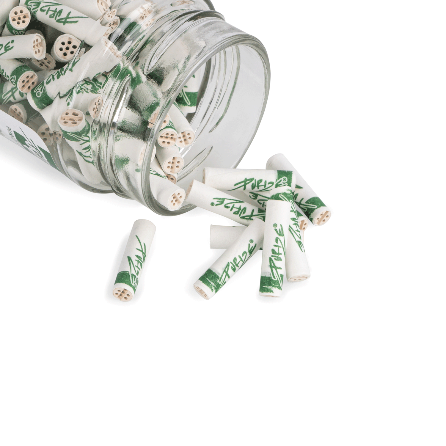 120 PURIZE® Vidrio | XTRA Slim Tamaño Cónico