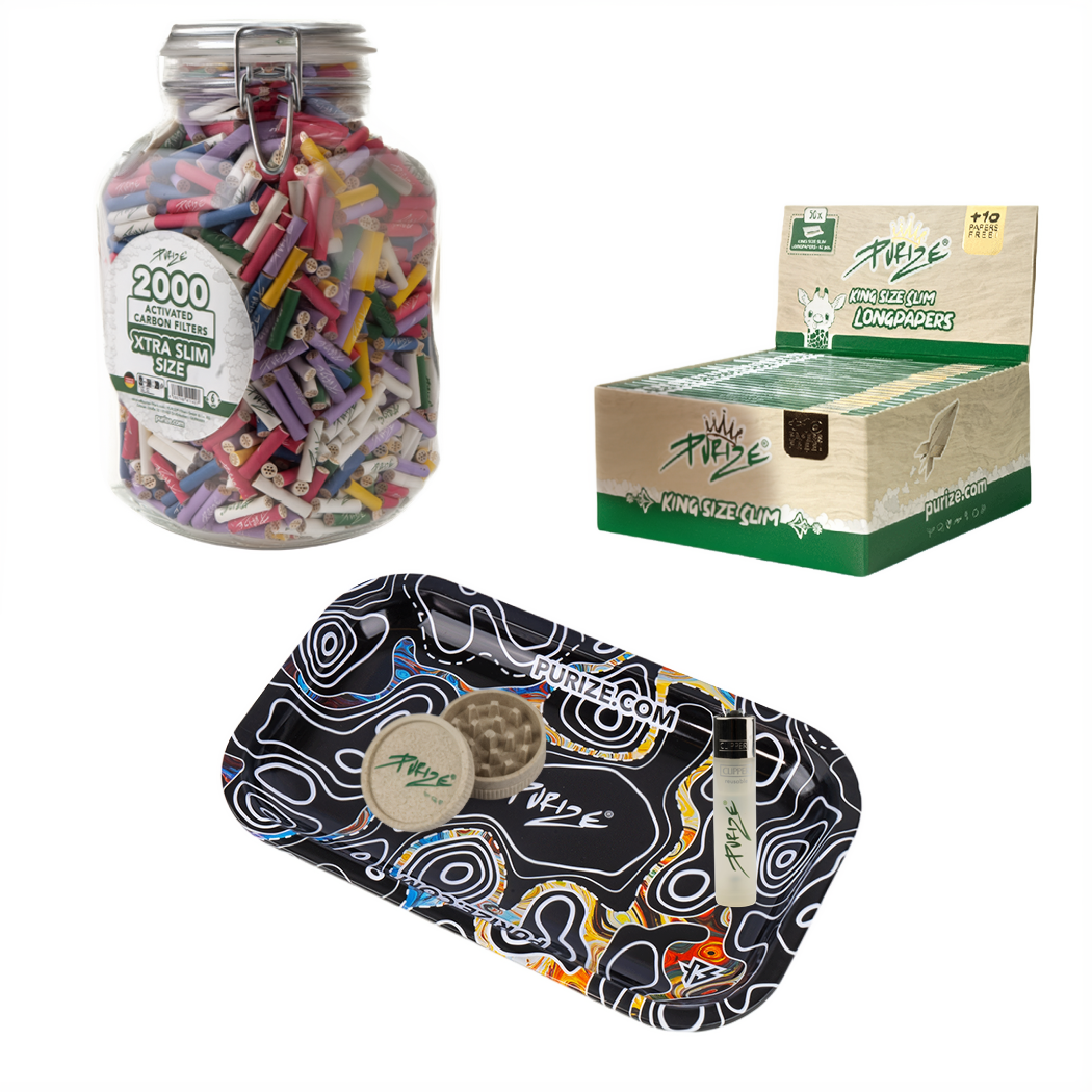 2000 PURIZE® Glas | XTRA Slim Size | Bundle