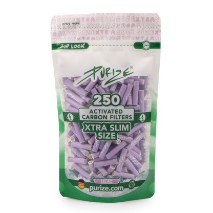 PURIZE 250 XTRA Slim Size Flieder Vorderseite Beutel