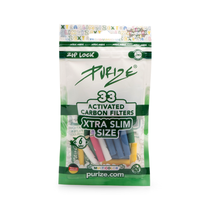 PURIZE 33 XTRA Slim Size Multicolor Vorderseite Beutel 
