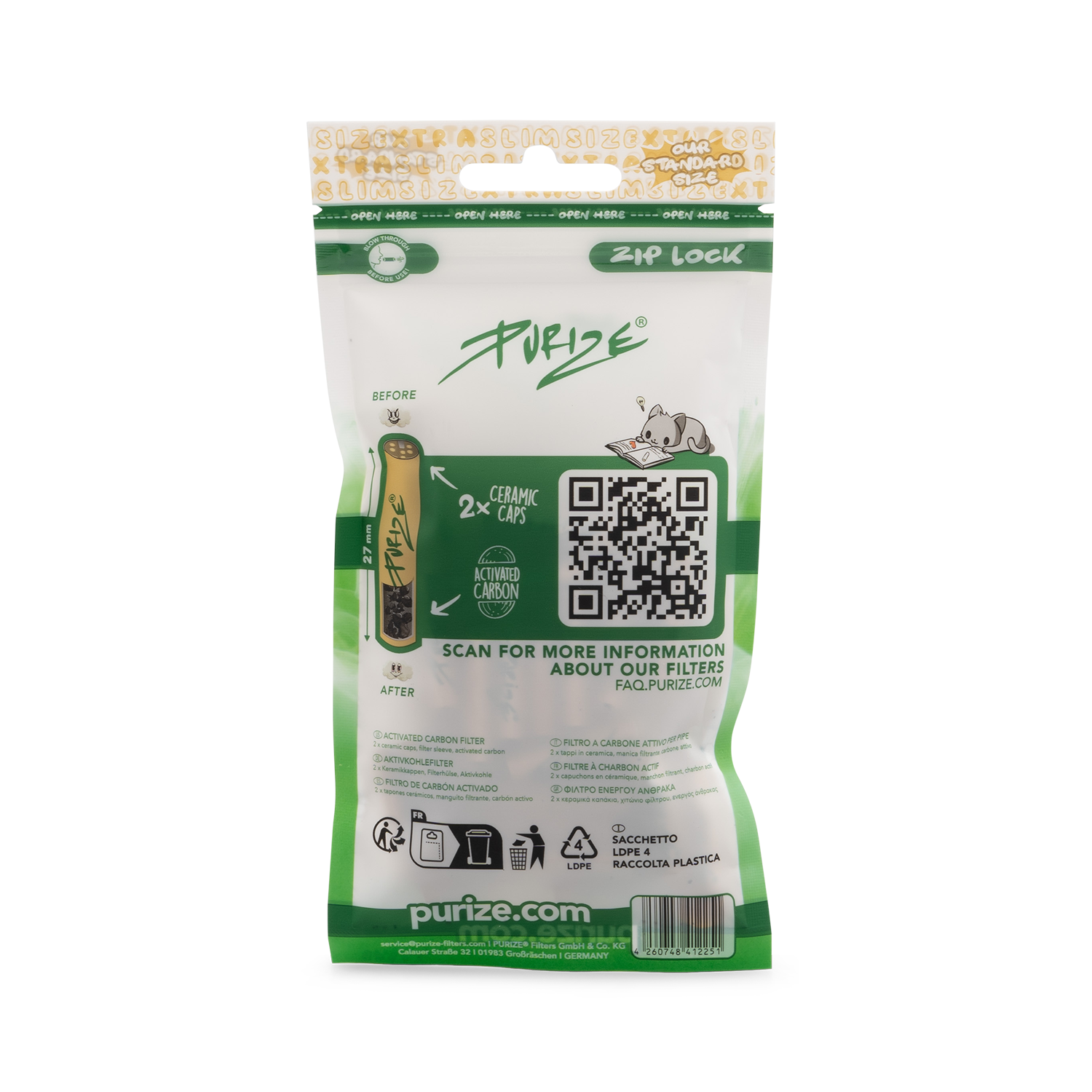 50 PURIZE® XTRA Slim Size