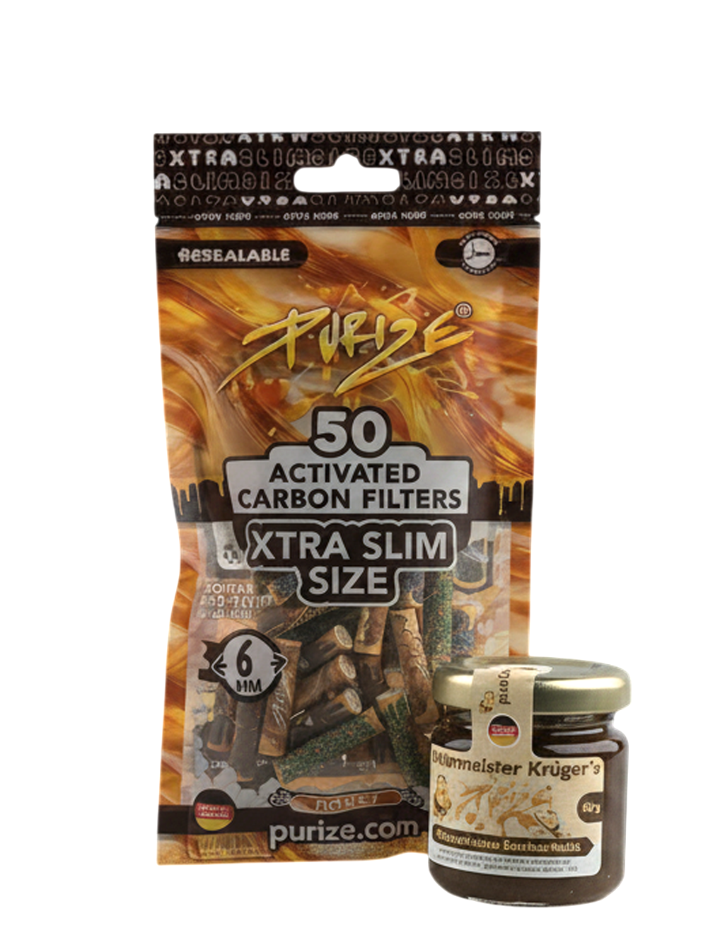 50 PURIZE® XTRA Slim Size | Honig | Bundle