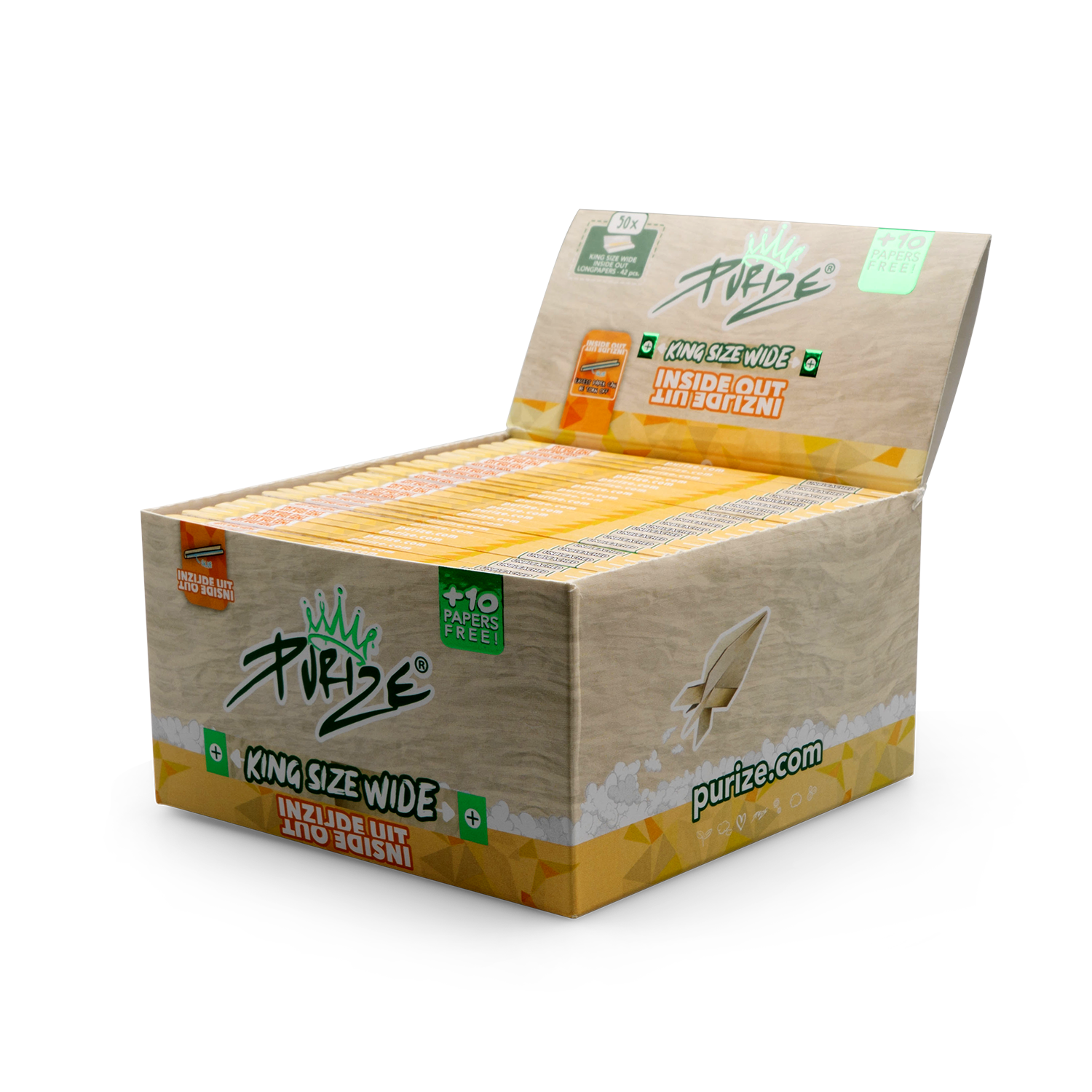 50x PURIZE® King Size Wide Inside Out