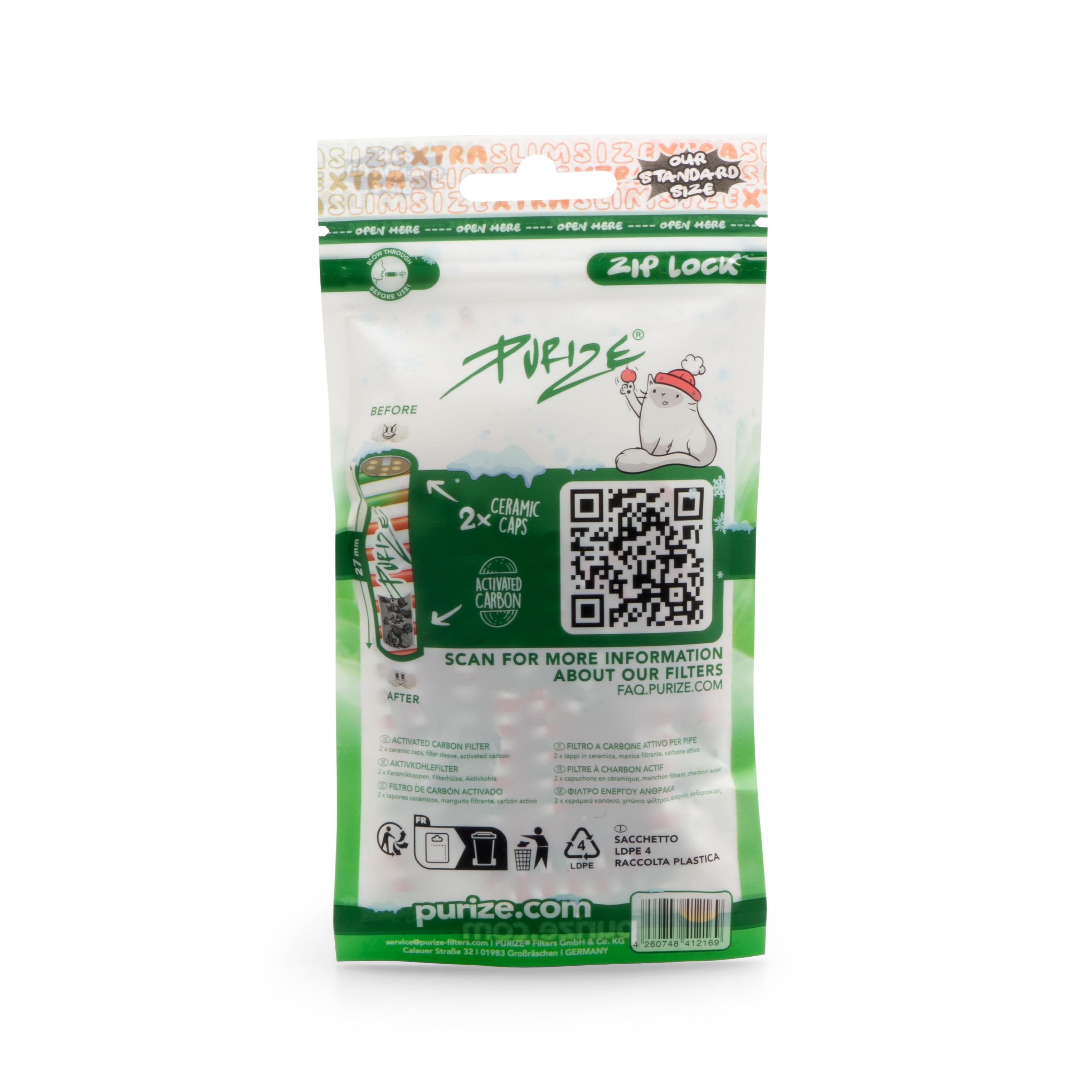 50 PURIZE® XTRA Slim Size