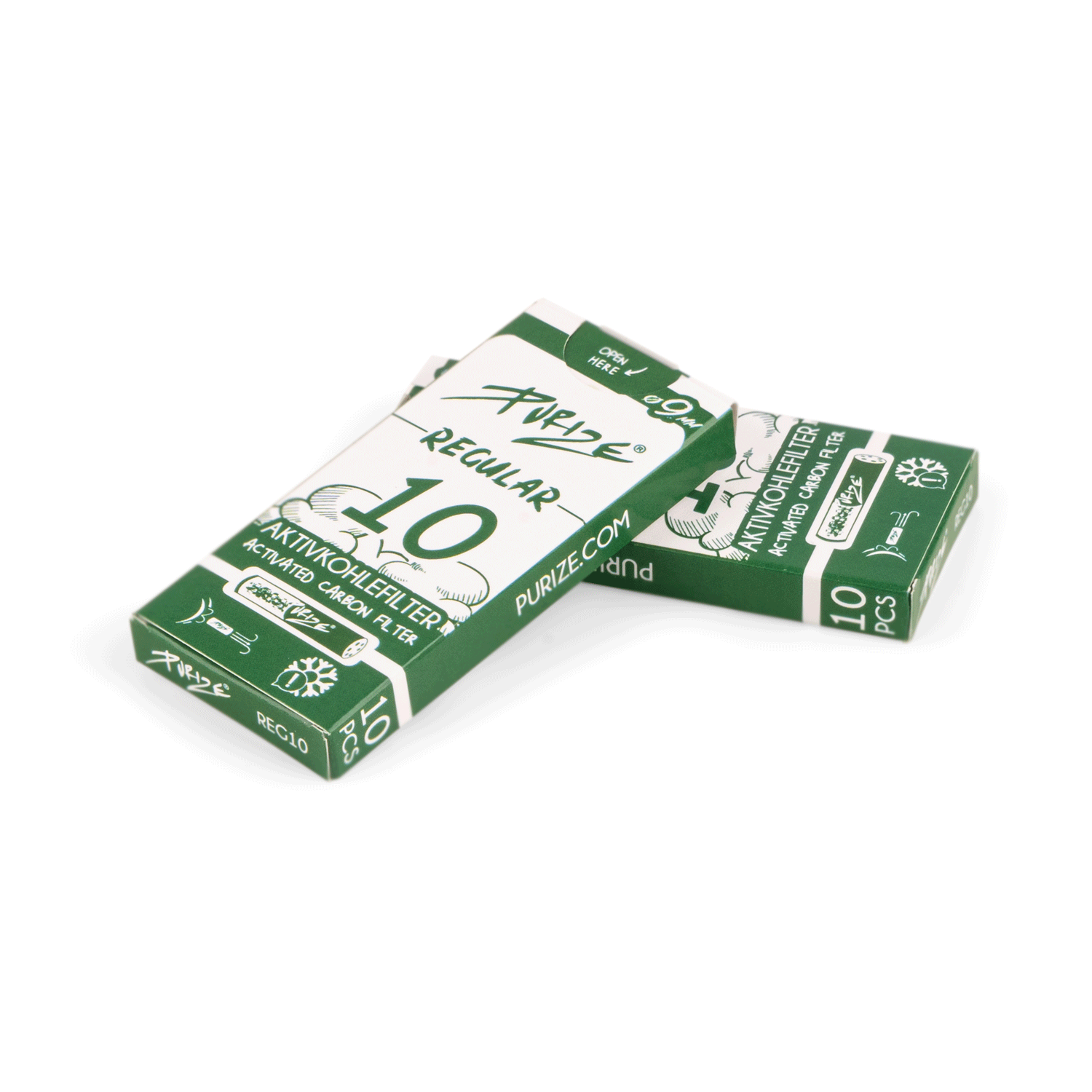 10 PURIZE® Regular Size | White