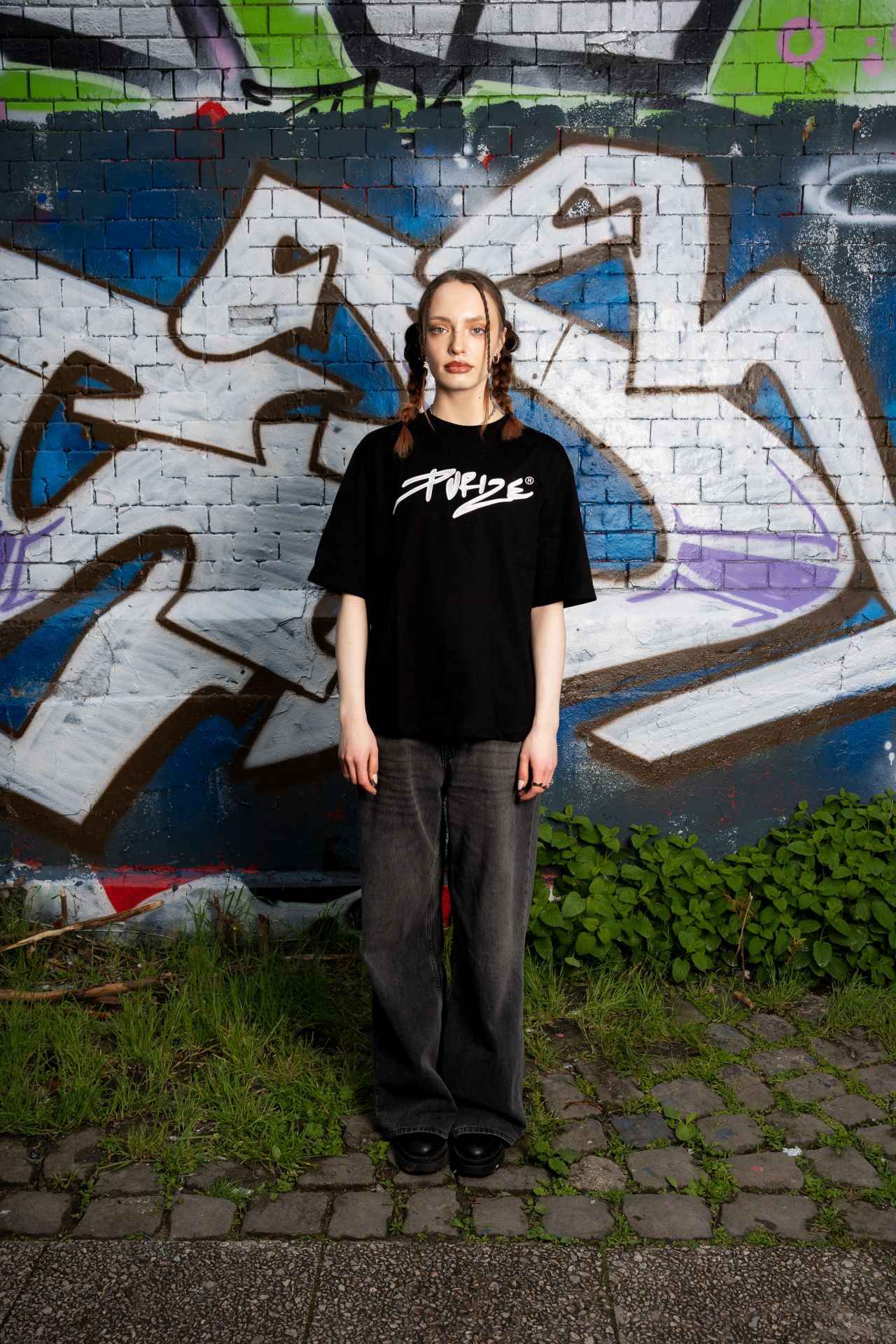 PURIZE® T-Shirt | Noir | brodé