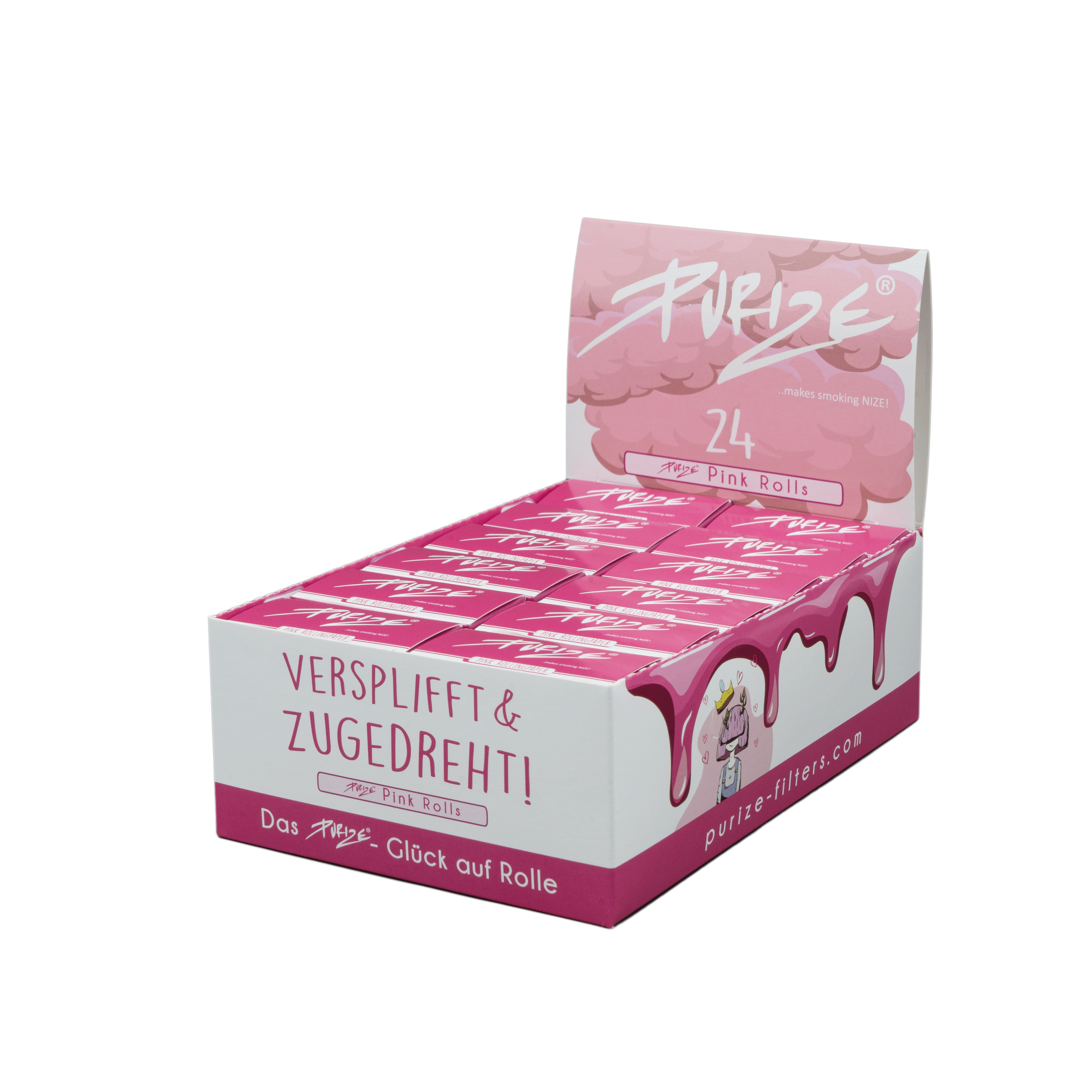 PURIZE® Rolls | Pink | 24er