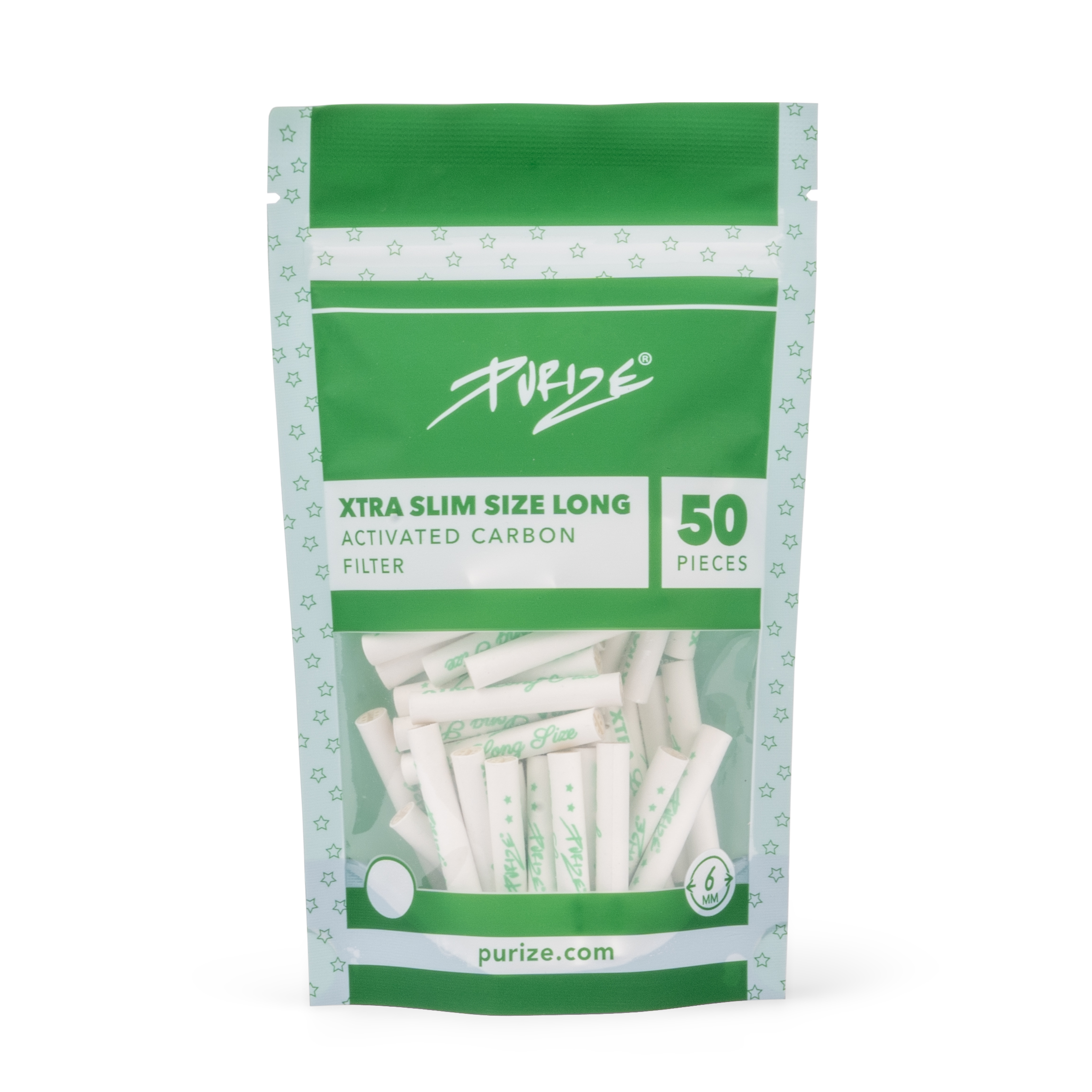 50 PURIZE® XTRA Slim Size Long | White