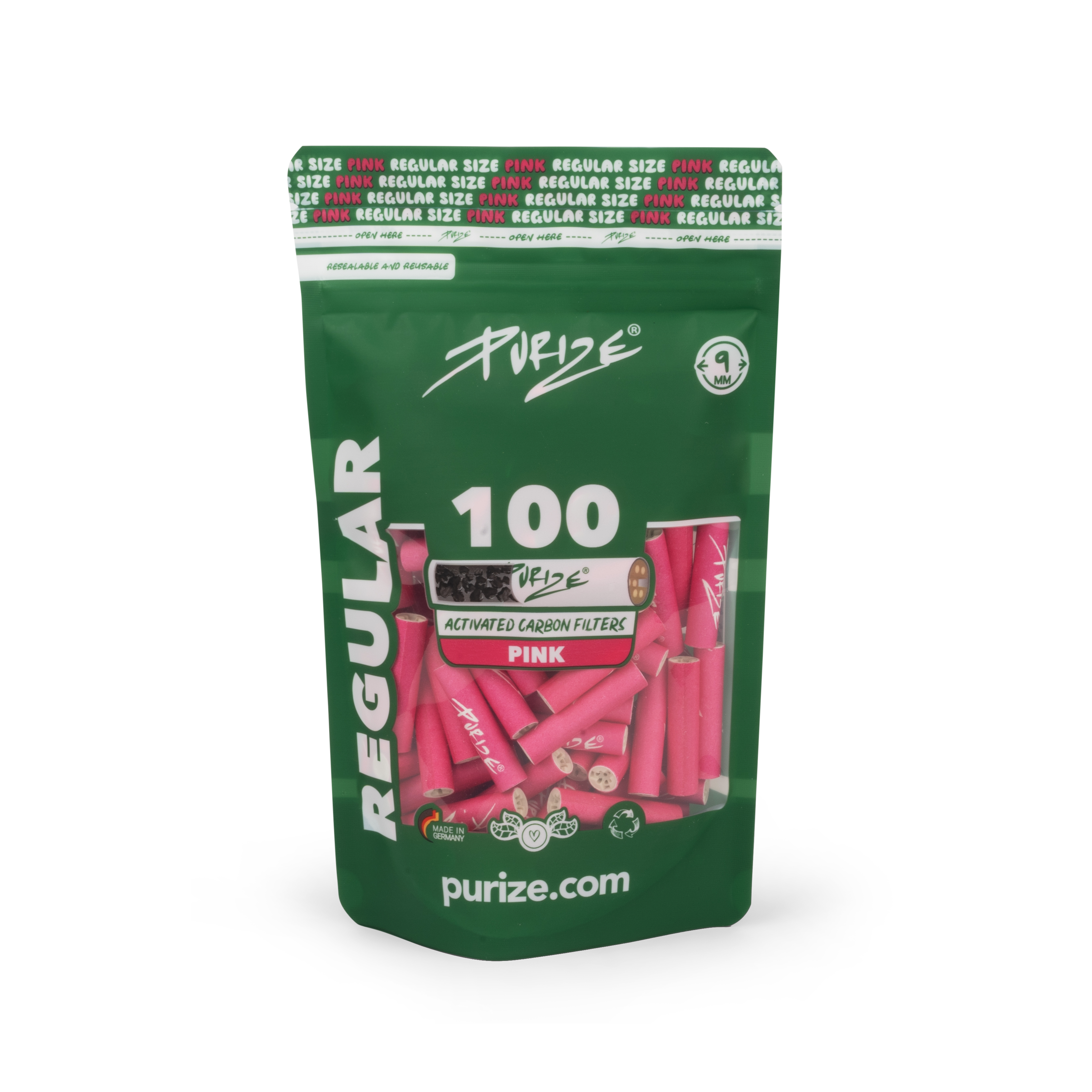 100 PURIZE® Regular Size | Pink