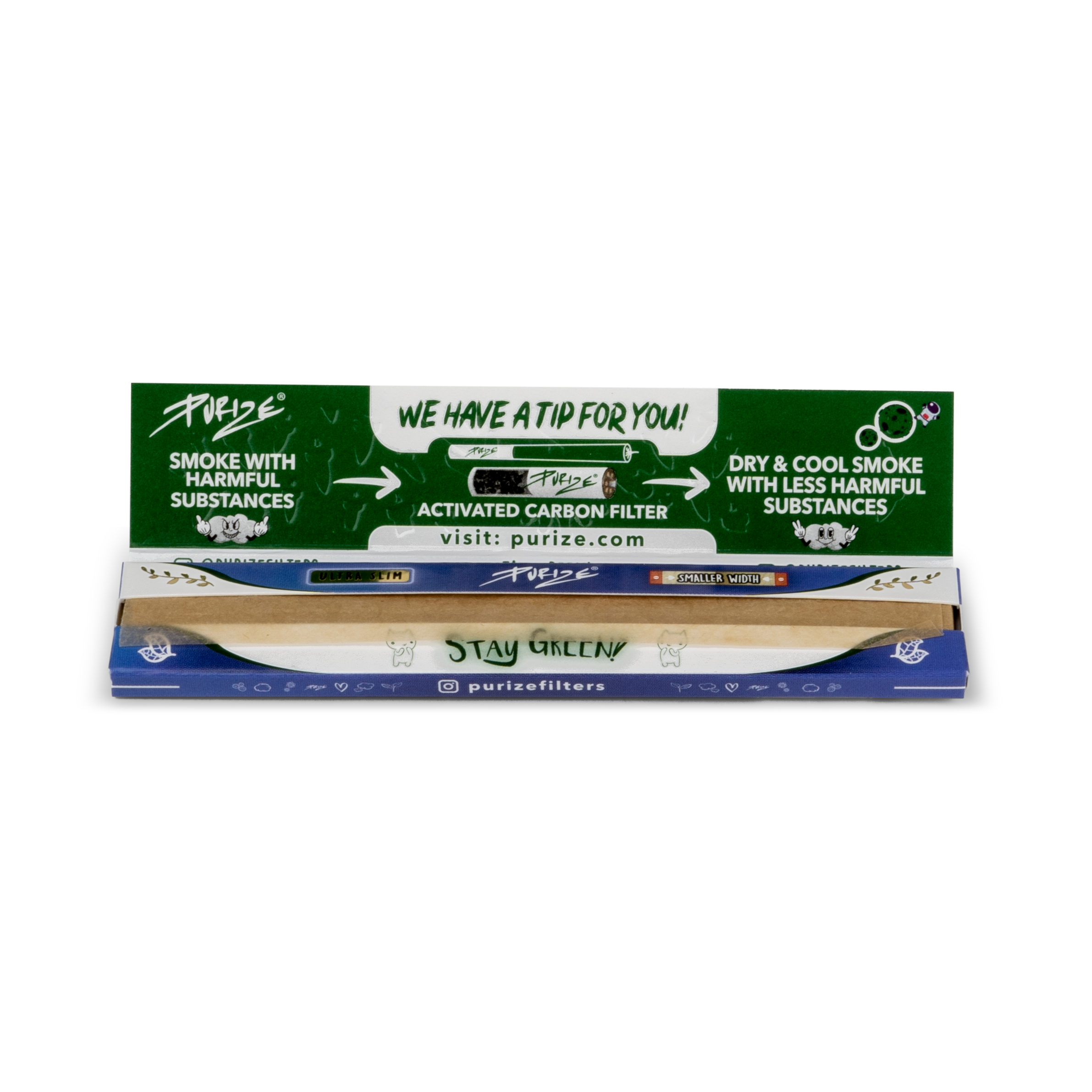 PURIZE® King Size Ultra Slim Papers 42er