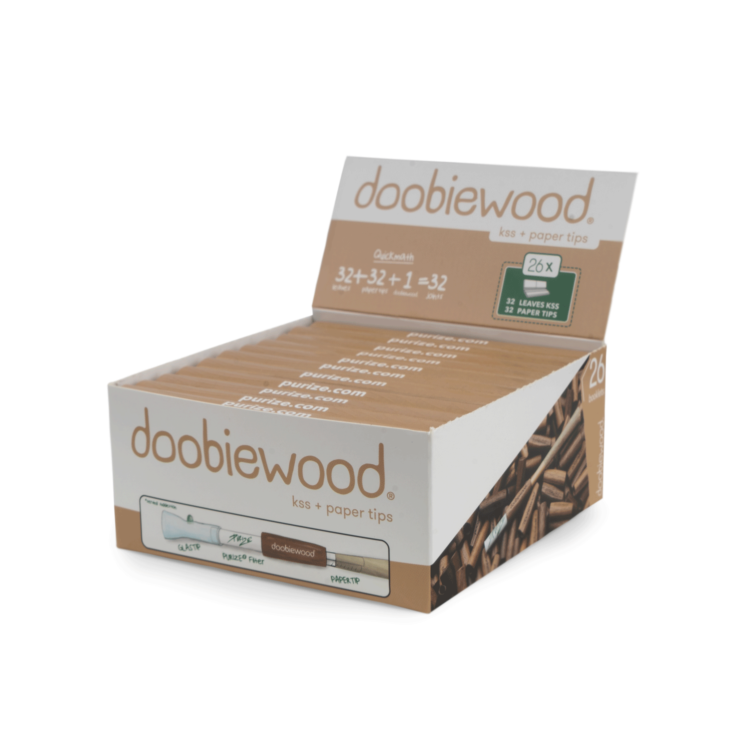 doobiewood® Paper Tips I 26er