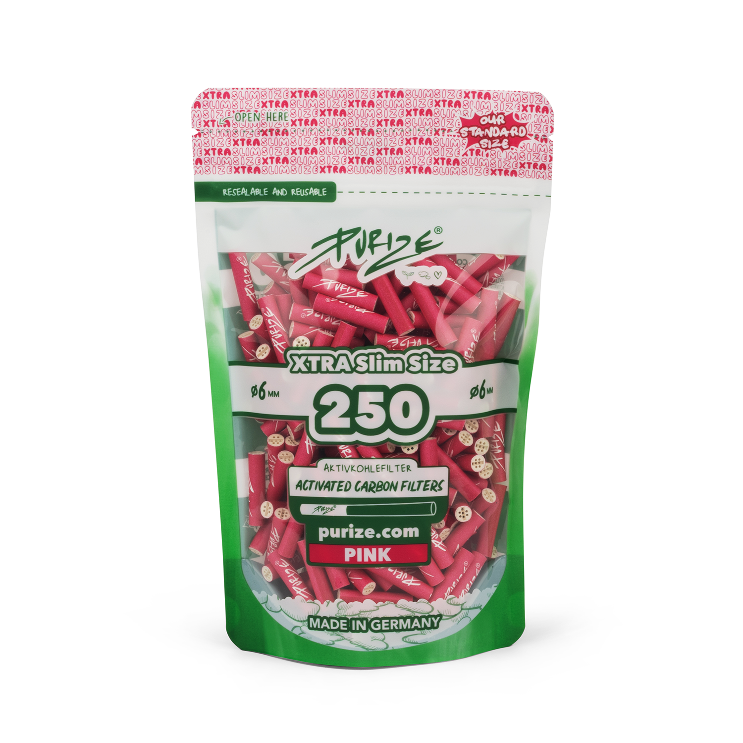 250 PURIZE® XTRA Slim | Pink