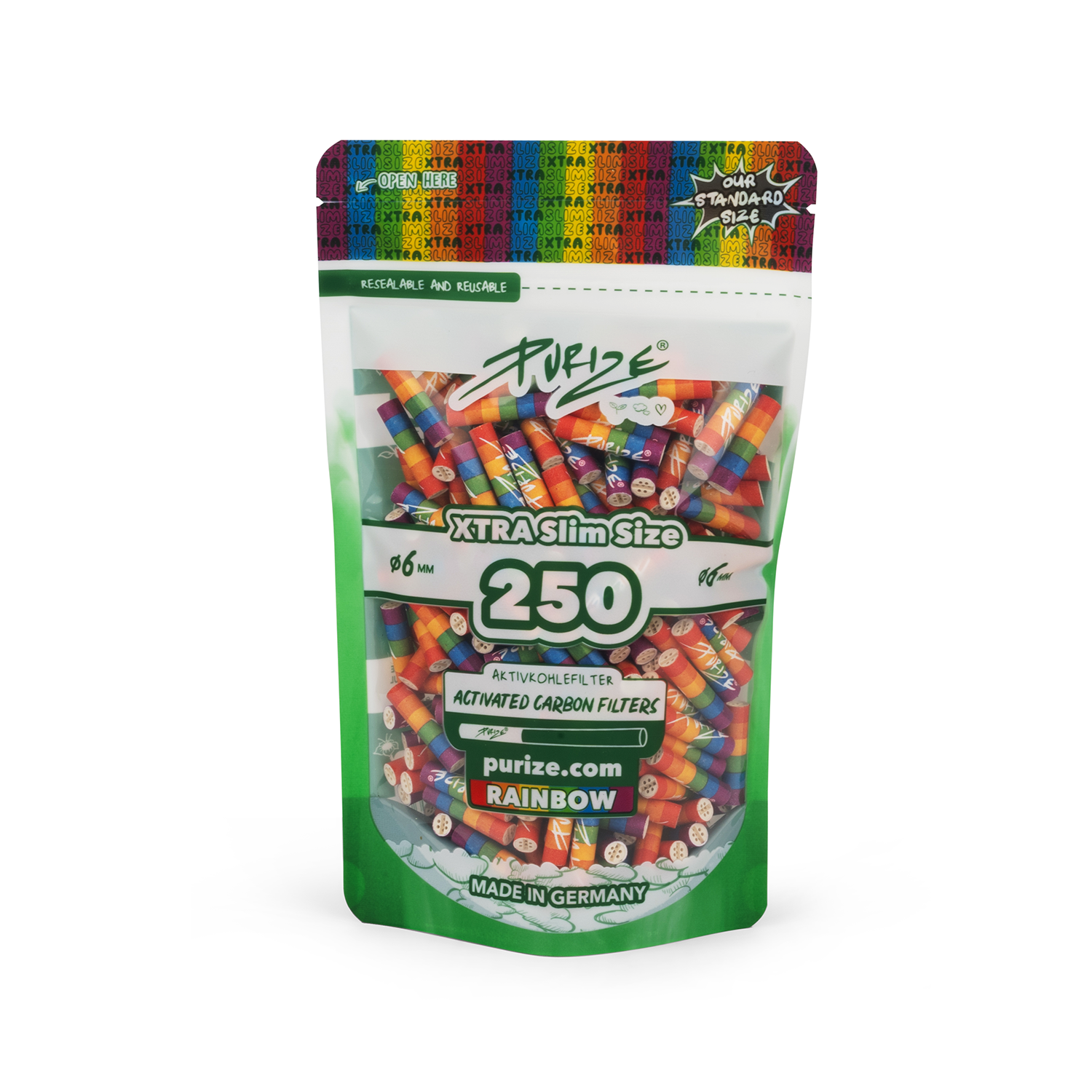 250 PURIZE® XTRA Slim Size | Rainbow